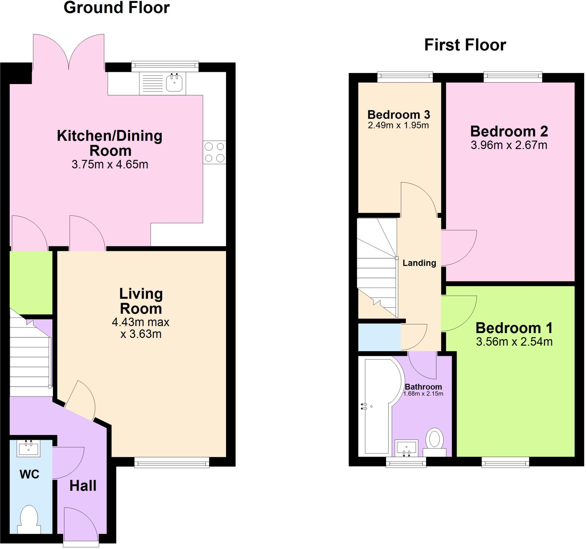 Gibson Road, Lincoln floorplan