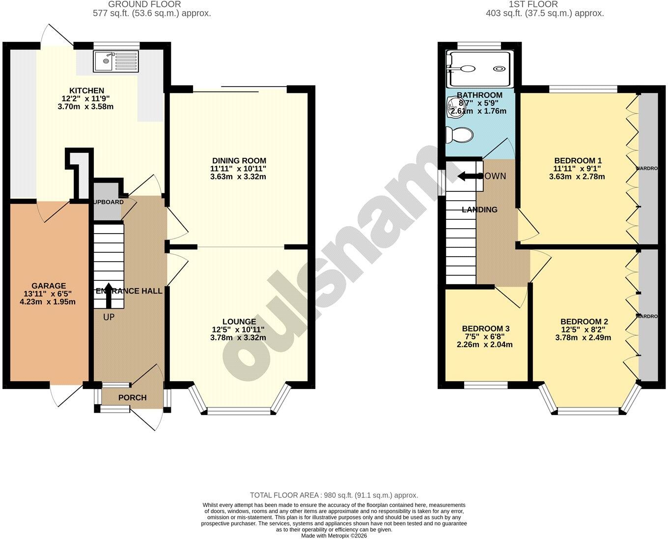 Lockwood Road, Northfield, Birmingham, B31 floorplan