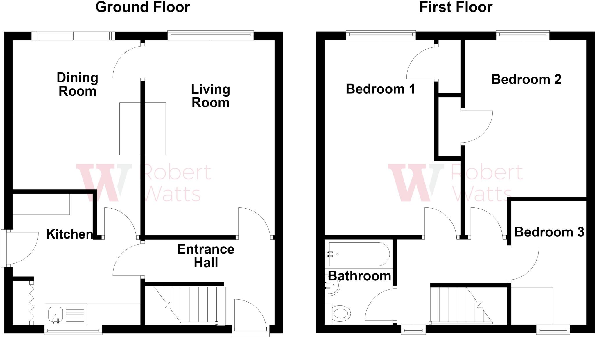 St. Marys Mount, Wyke, Bradford, West Yorkshire, BD12 floorplan