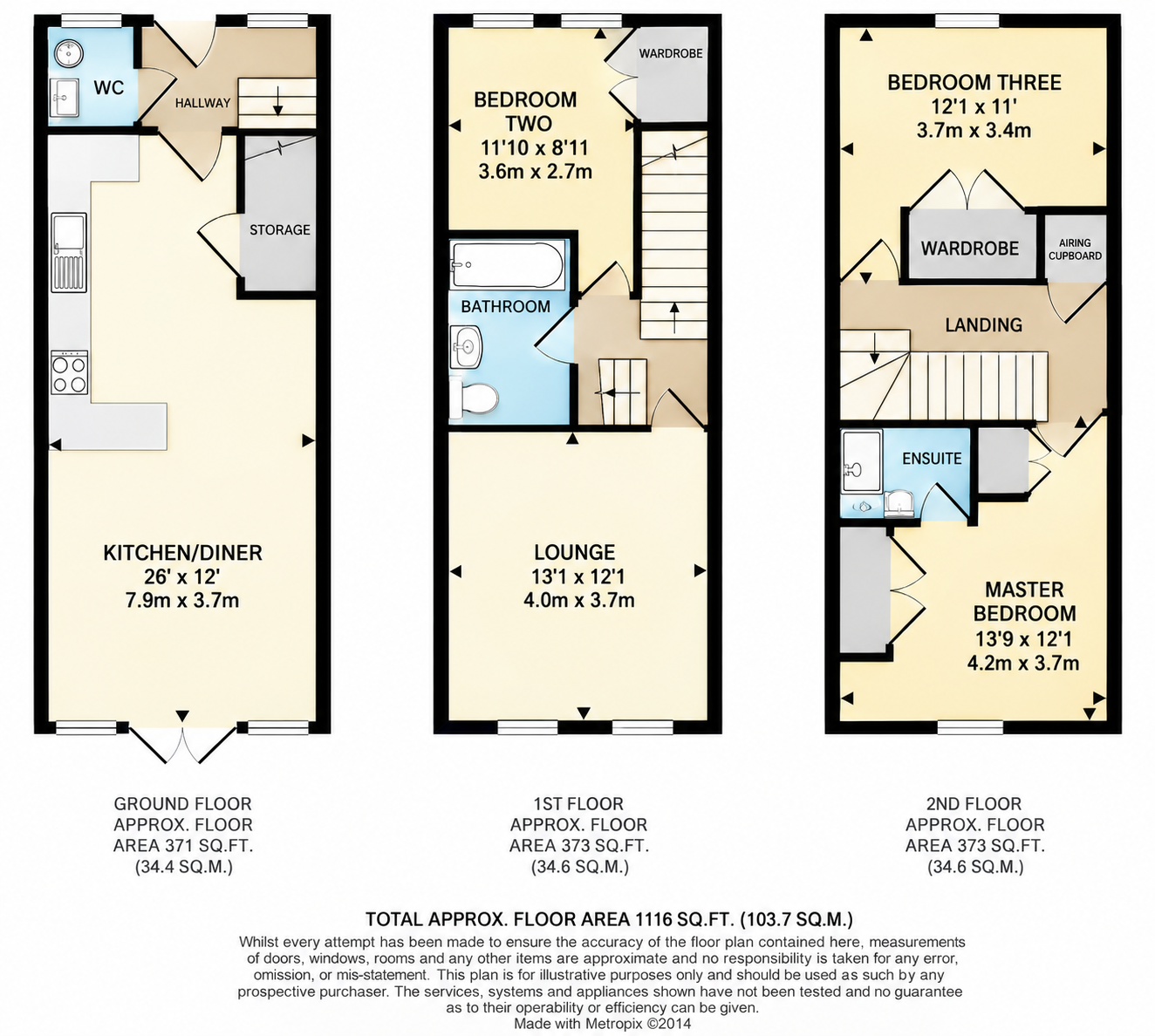 Hansen Gardens, Hedge End floorplan