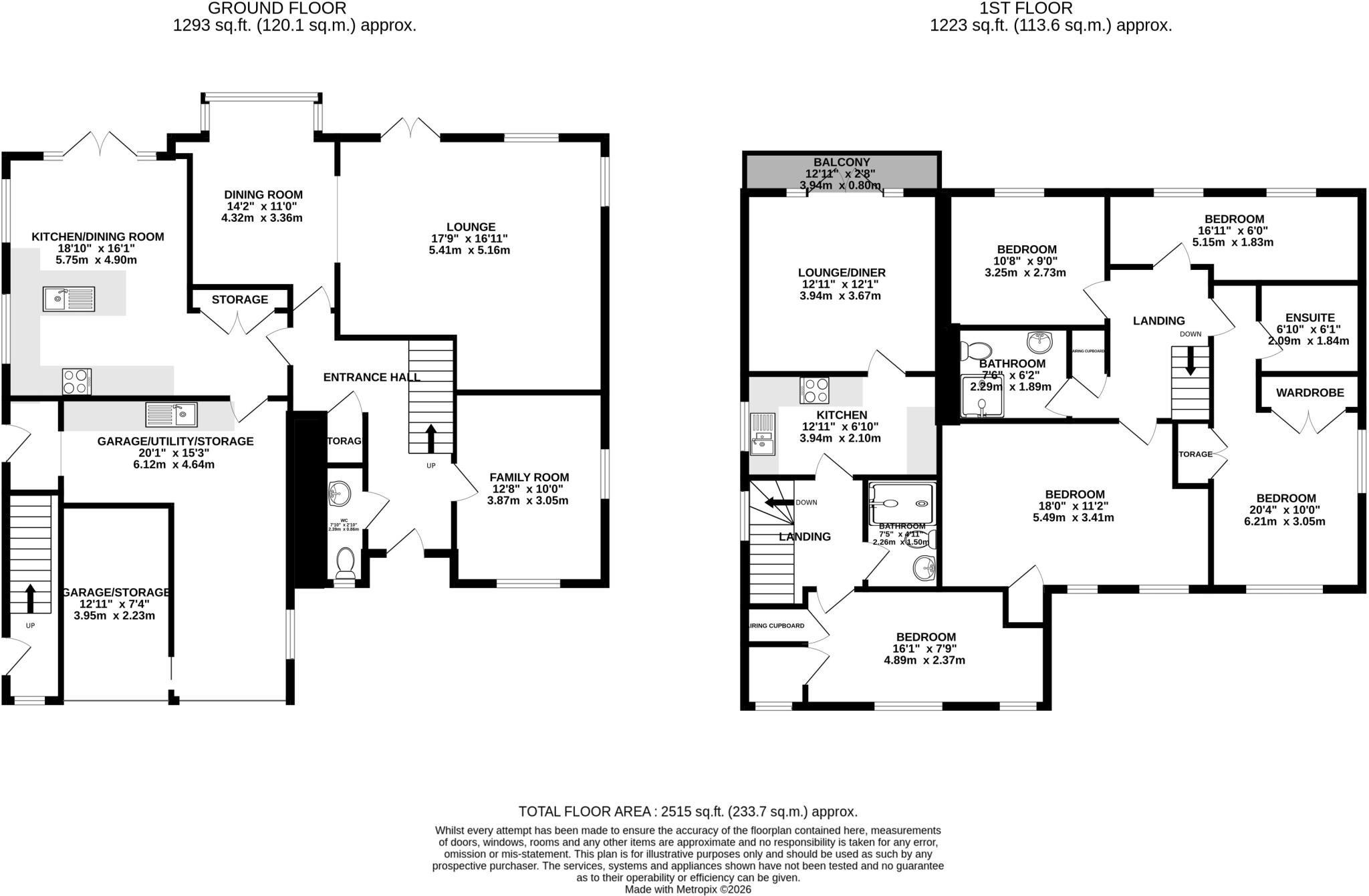 Holywell Road, Studham, Dunstable, Bedfordshire, LU6 floorplan