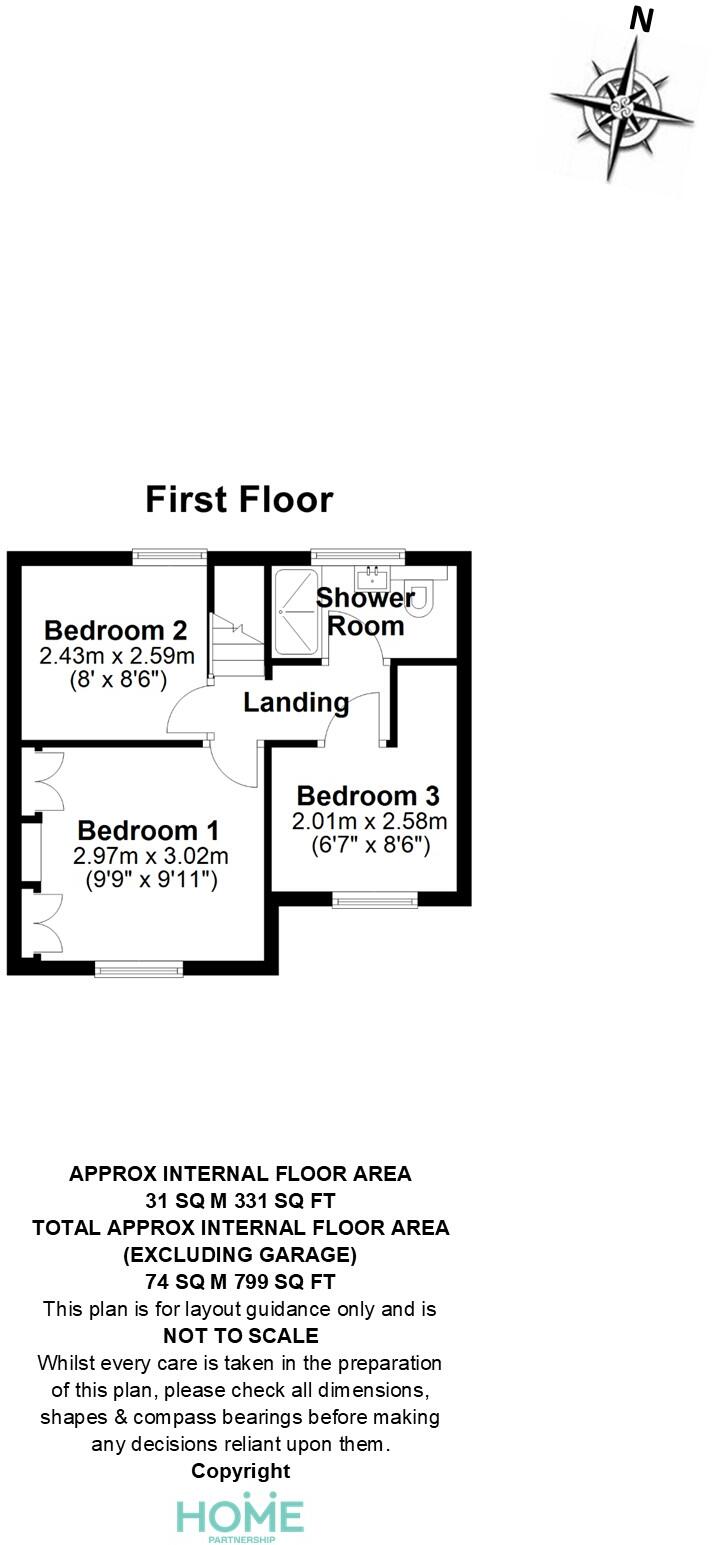 Coxtie Green Road, Pilgrims Hatch, Brentwood floorplan