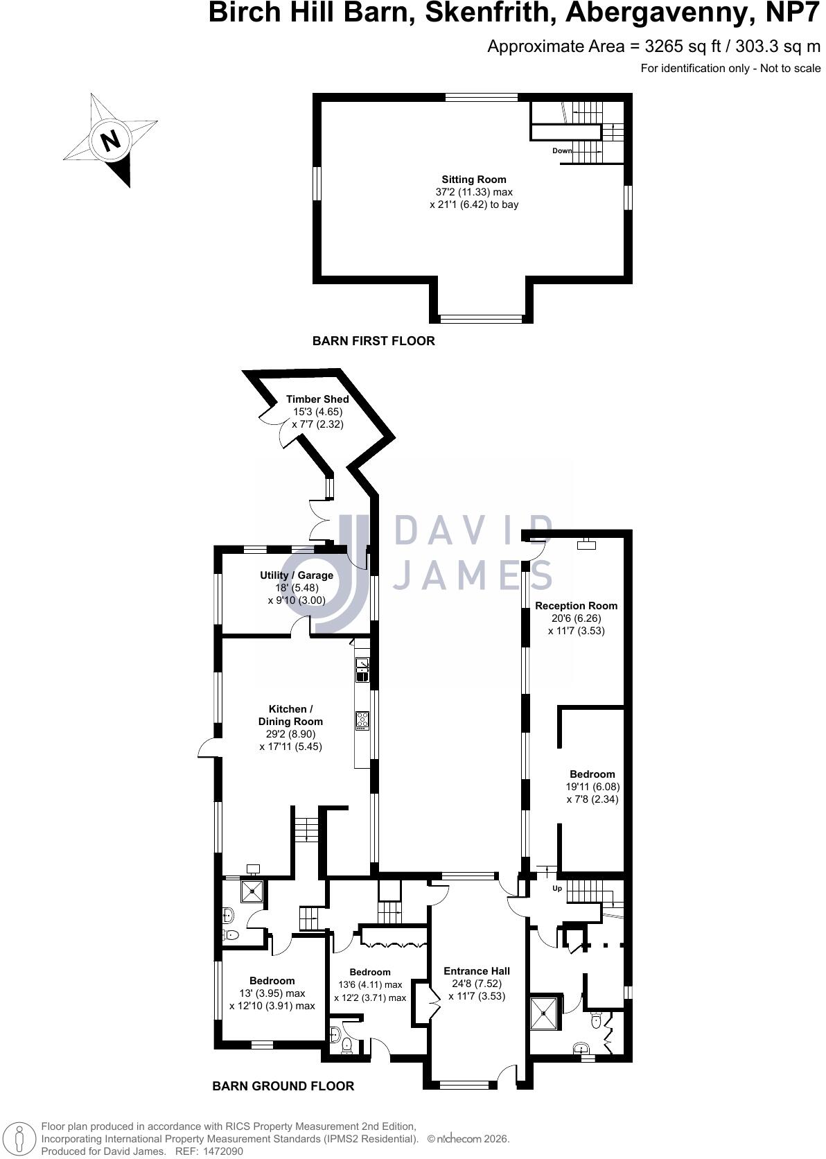 Skenfrith, Abergavenny, Monmouthshire, NP7 floorplan
