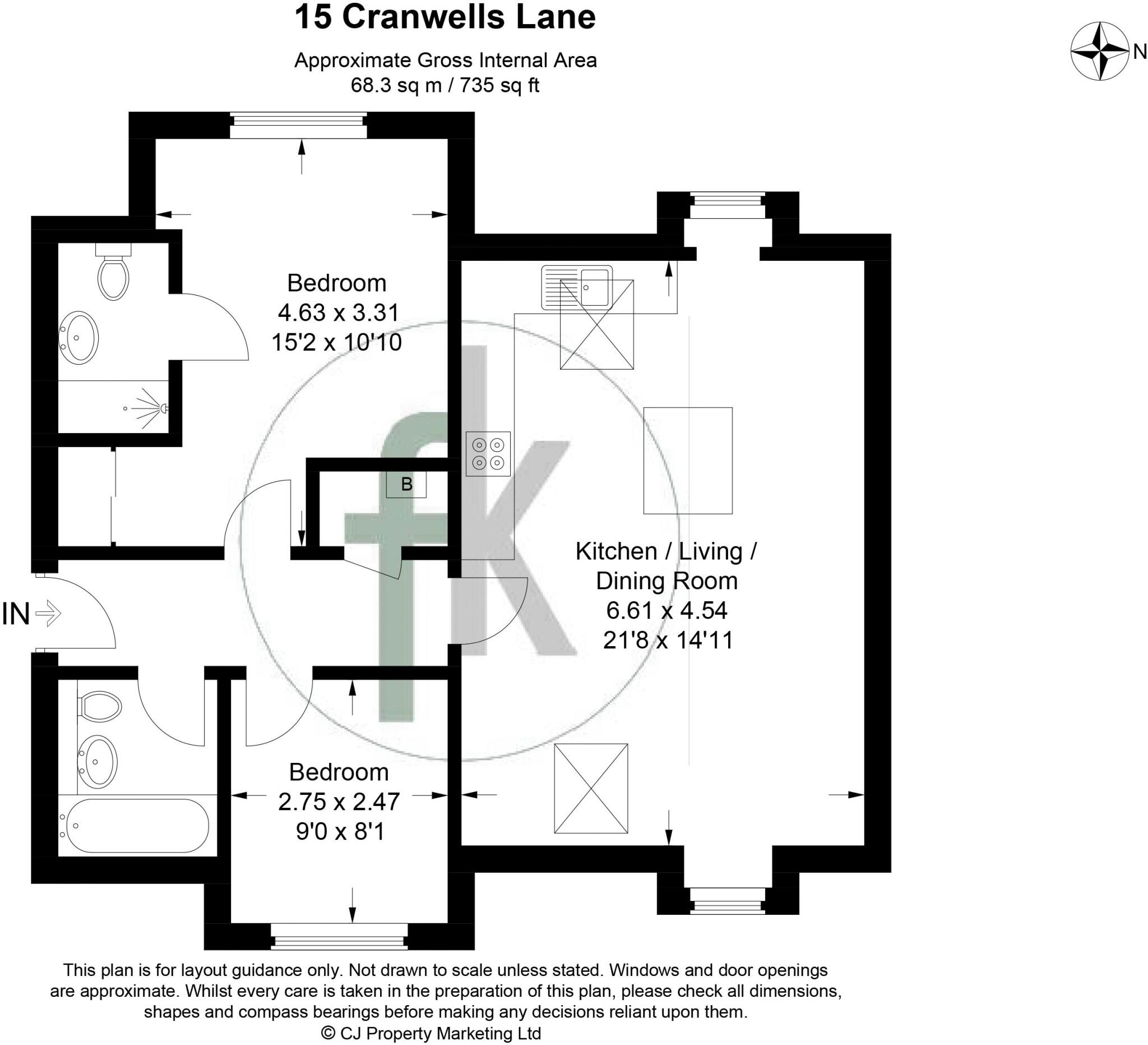 Cranwells Lane, Farnham Common floorplan