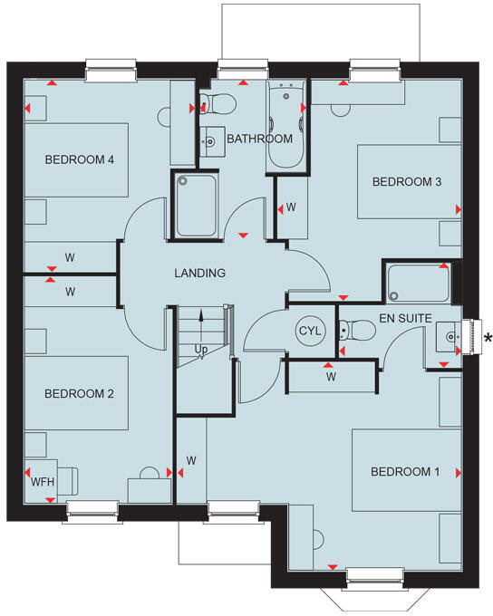 Baffin Way,
Brough,
East Riding of Yorkshire, HU15 1WP floorplan