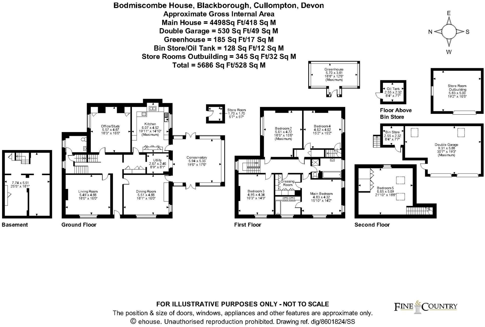 Blackborough, Cullompton, EX15 floorplan