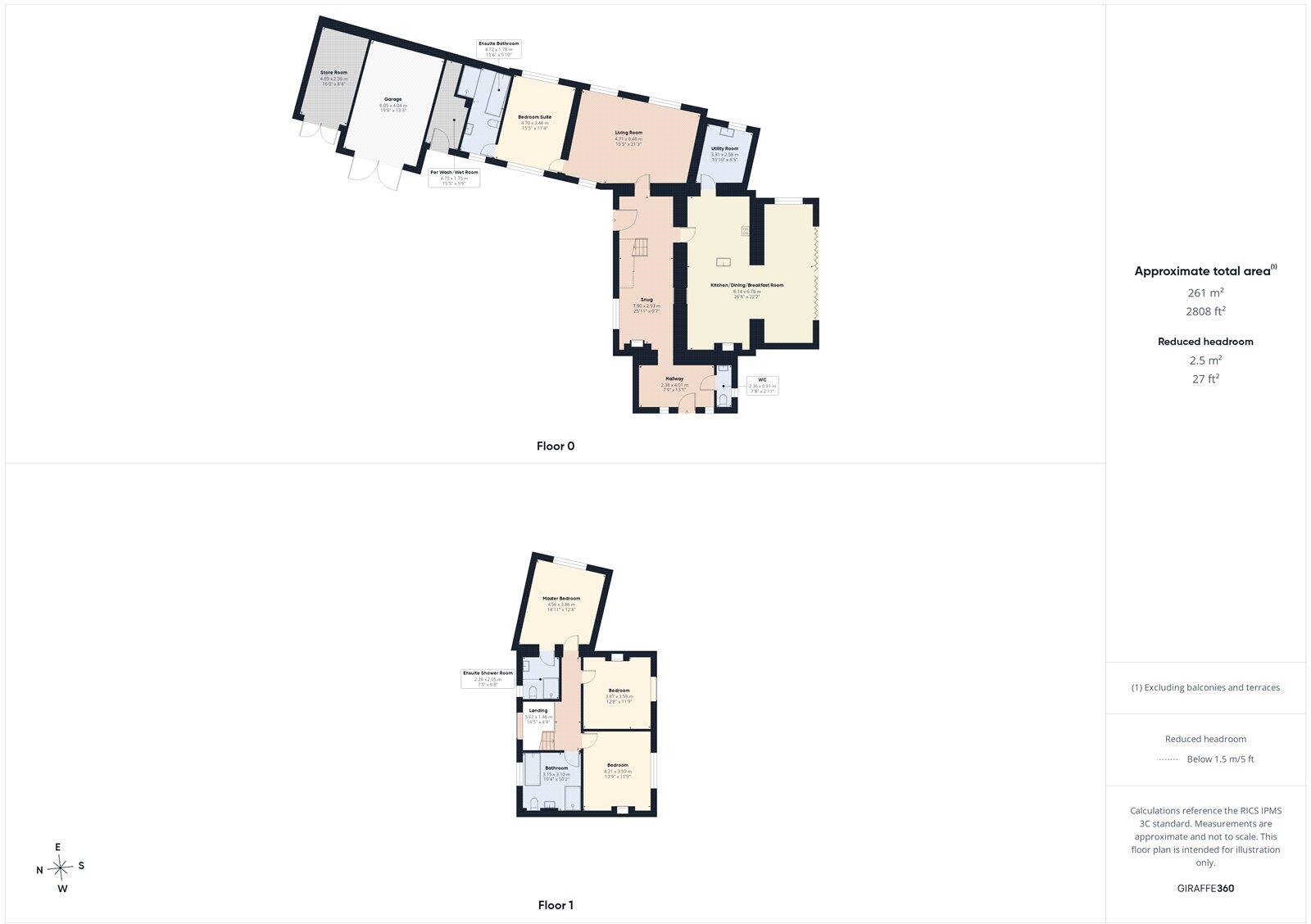 South Road, Lympsham, Weston-super-Mare, North Somerset, BS24 floorplan