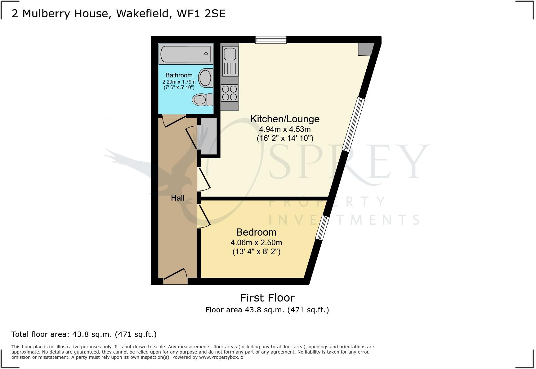 Burgage Square, Wakefield floorplan