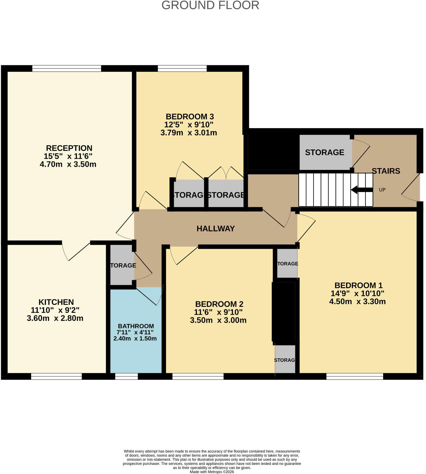 Moulin Place, Glasgow, City of Glasgow, G52 3LB floorplan