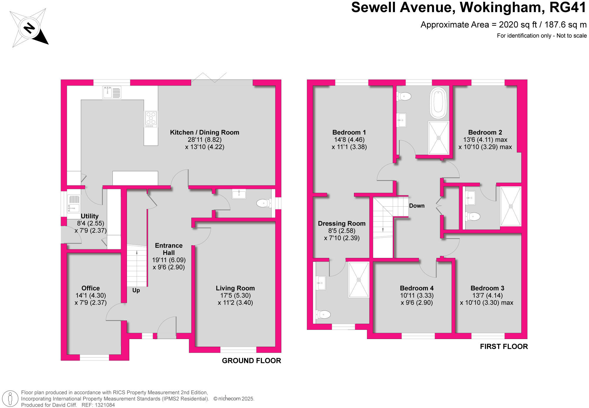 Sewell Avenue, Wokingham, Berkshire, RG41 floorplan