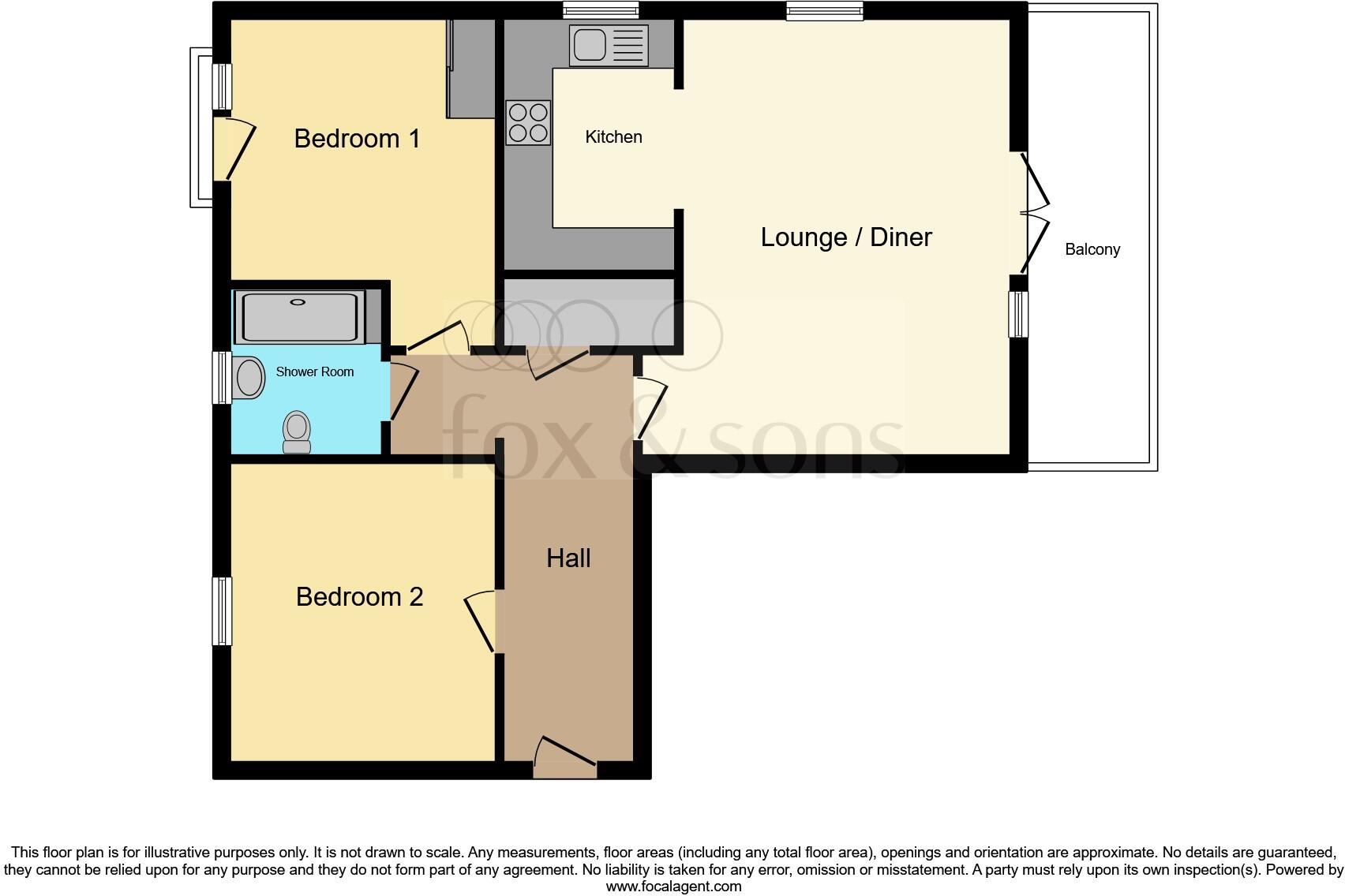 Howe Road, Gosport floorplan