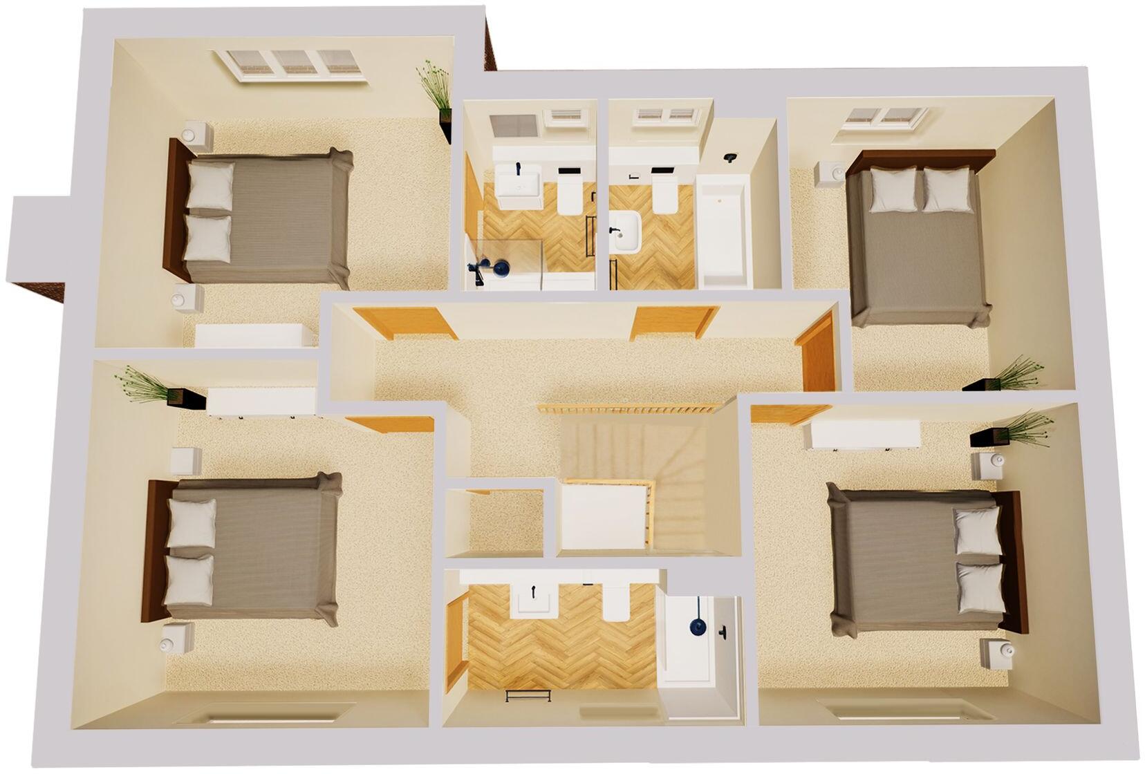 THE FINAL HOUSE REMAINING at Shrubland Drive, Beetley floorplan