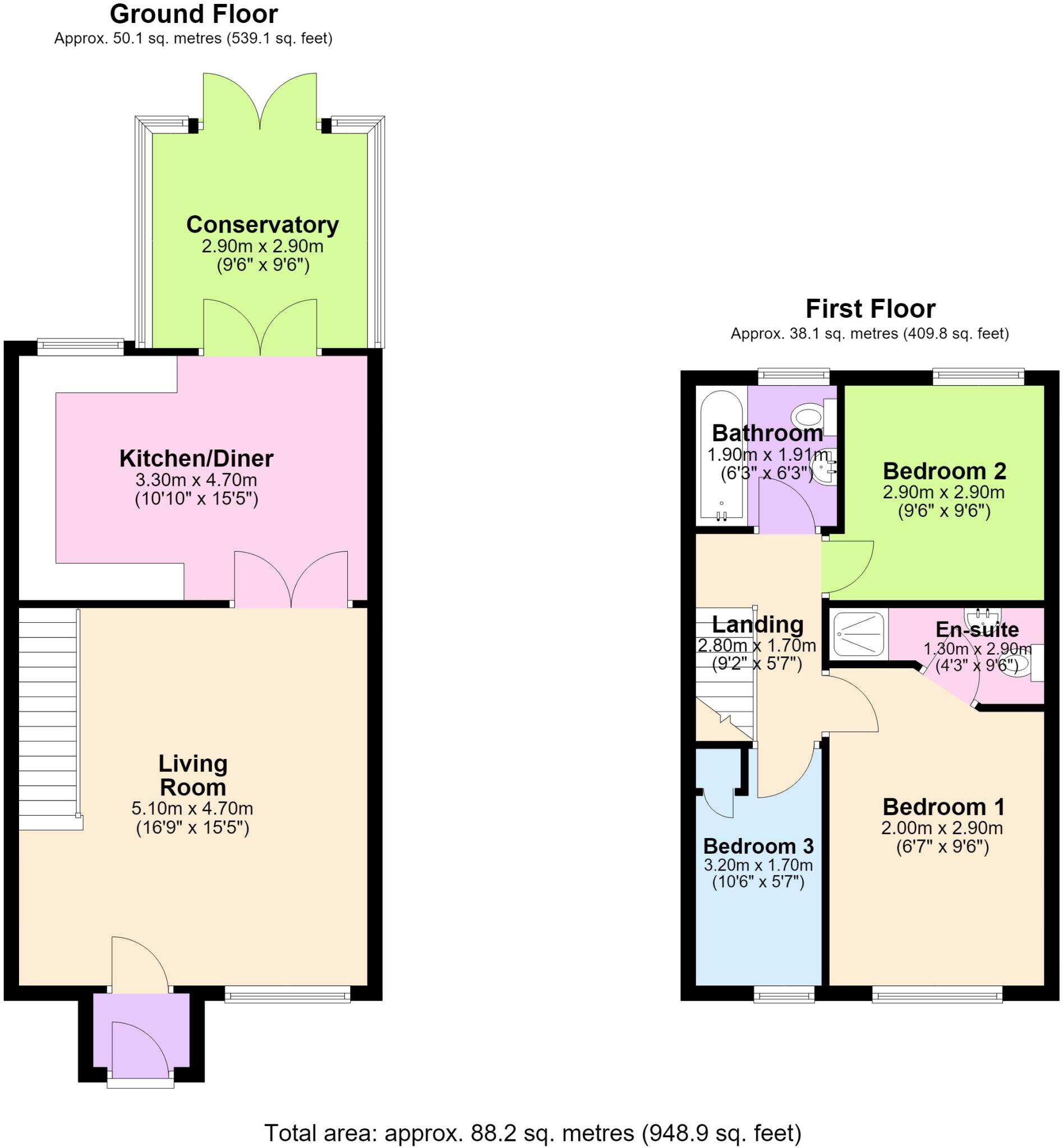 Foxglove Close, Hesketh Bank, Preston, PR4 floorplan