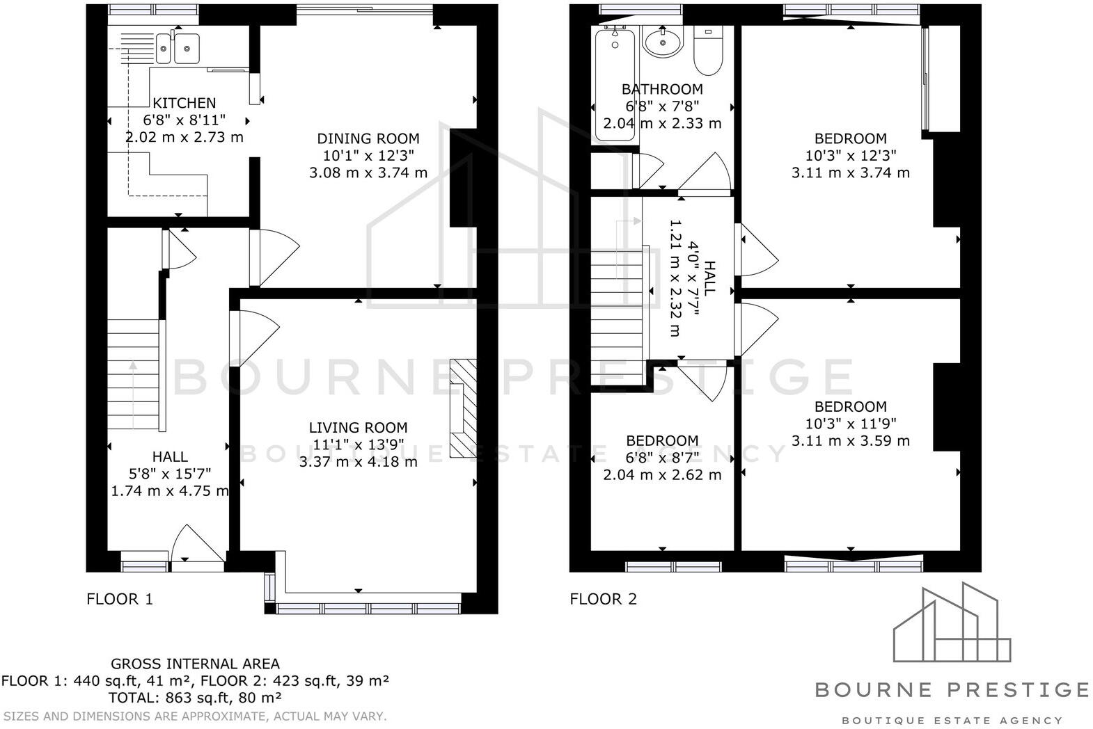 Cranleigh Close, Southbourne, Bournemouth floorplan