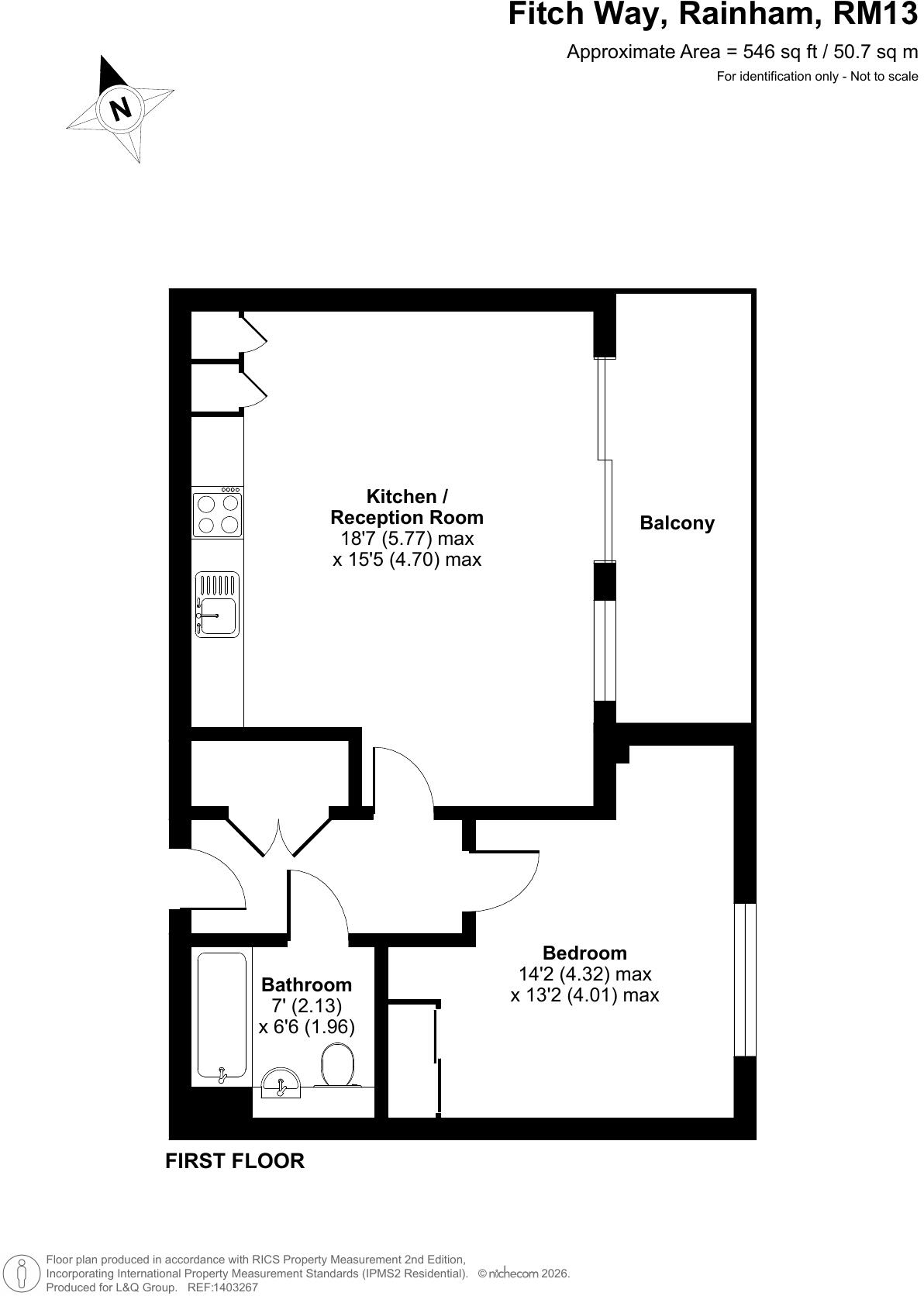 Newport House, Rainham, RM13 8RW floorplan