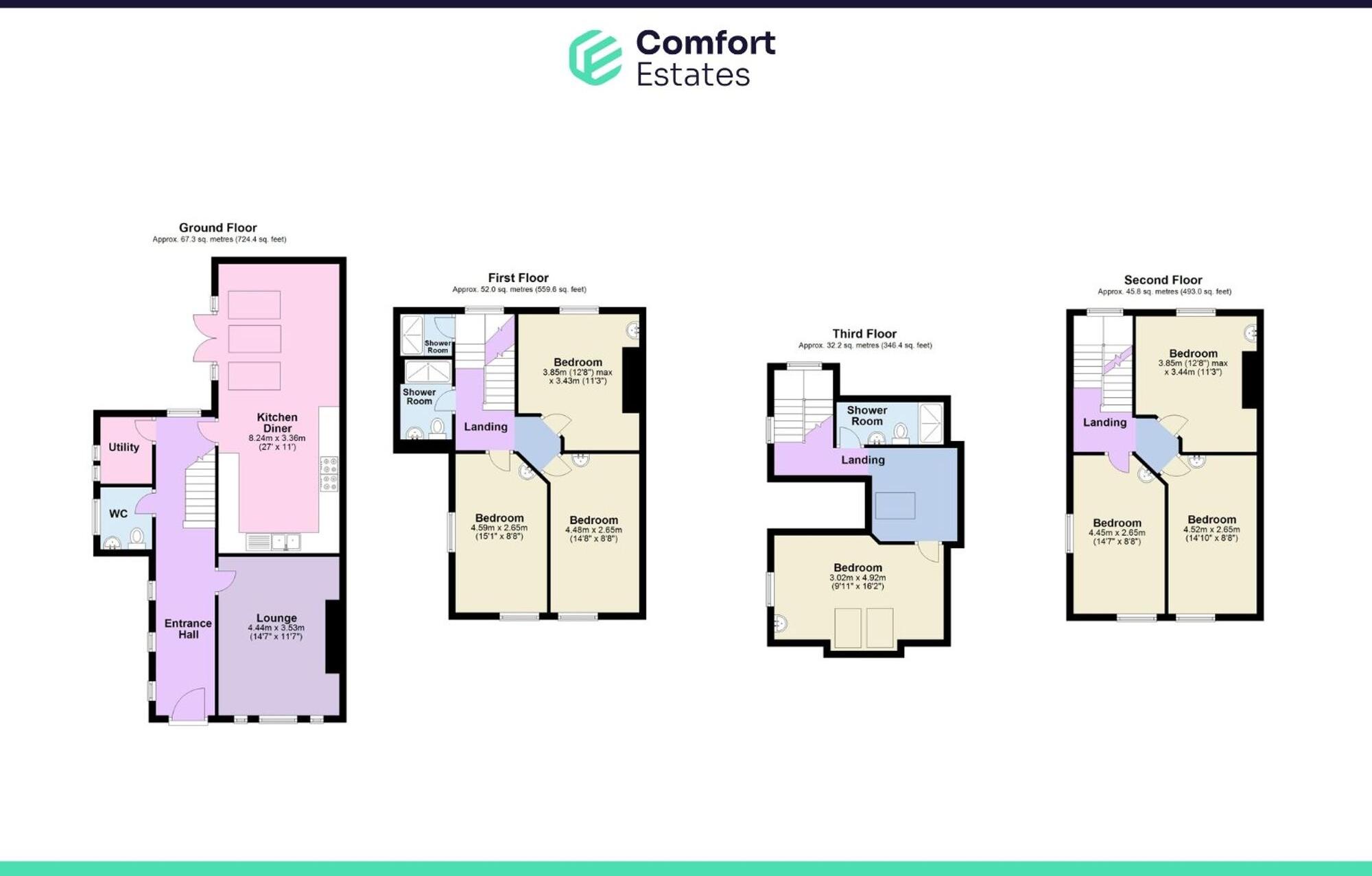 Arthur Street, Nottingham, NG7 floorplan