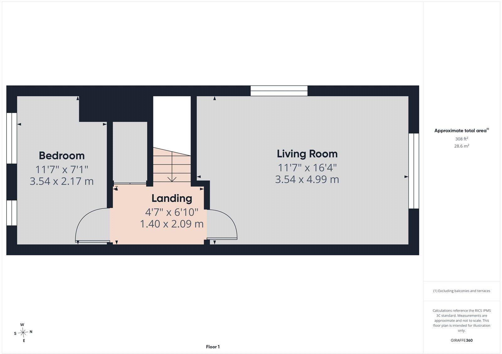 Gladstone Street, Nottingham, Nottinghamshire, NG7 floorplan