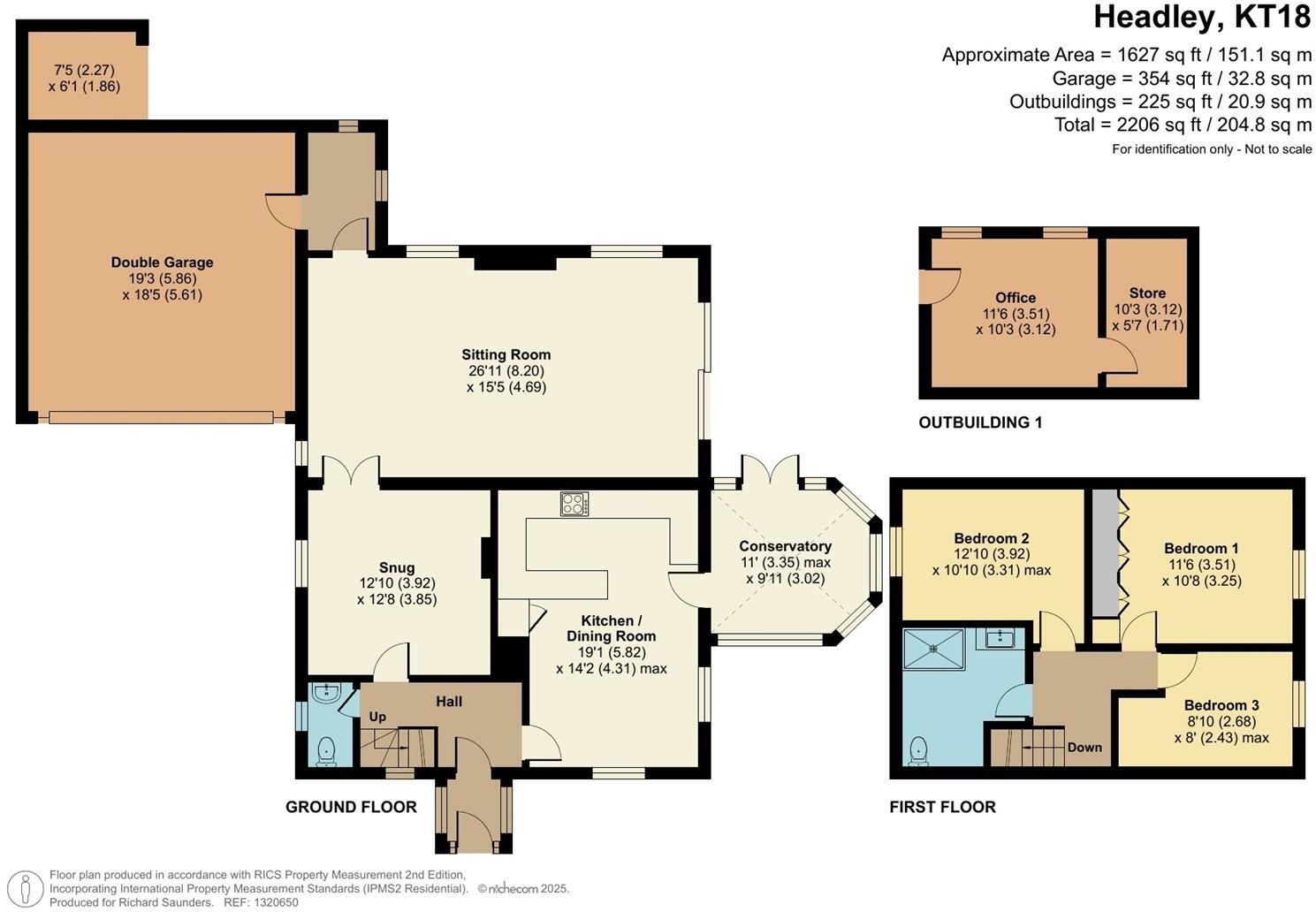 Church Lane, Headley floorplan