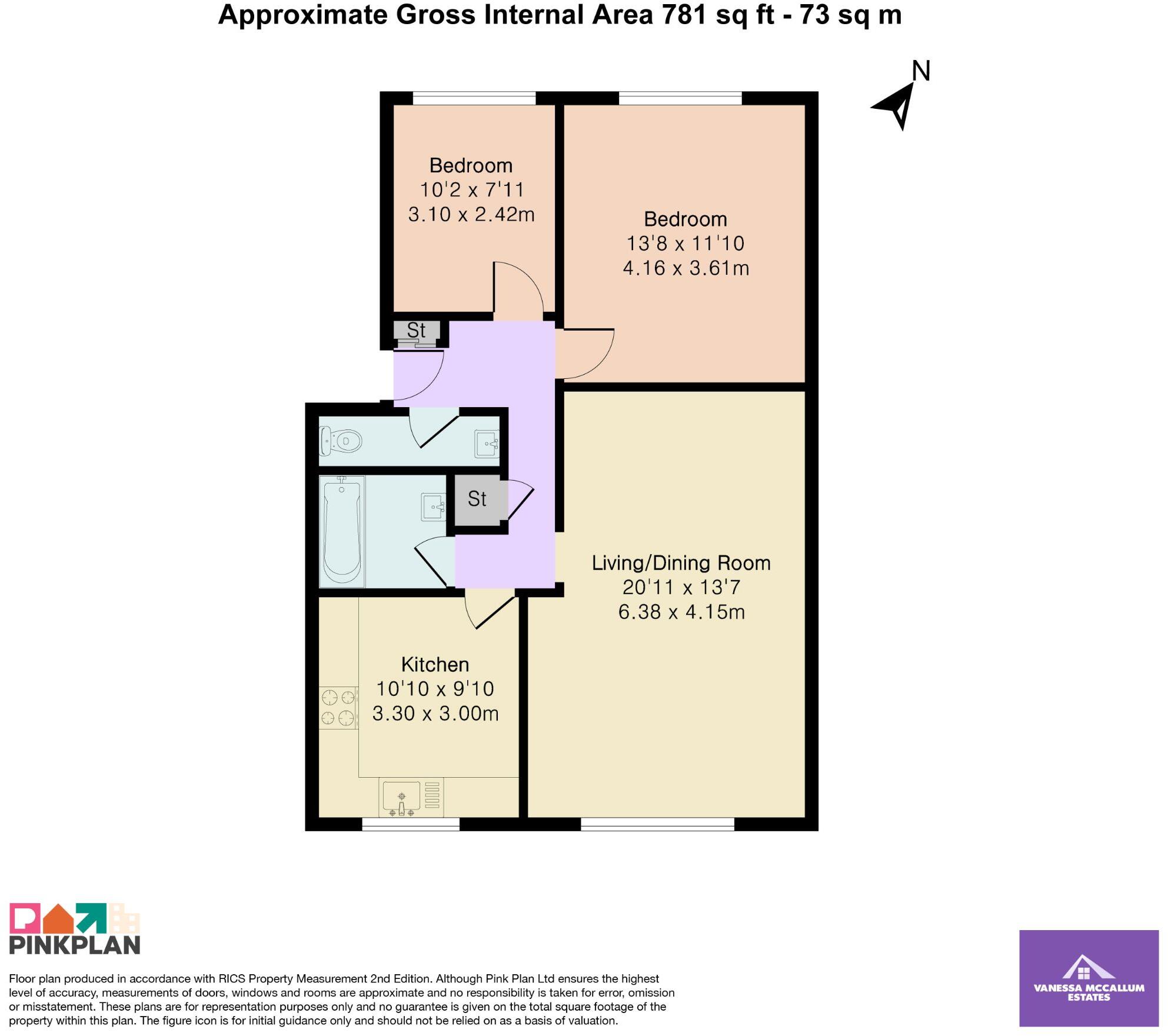 Alma Court, Frampton Road, Potters Bar, EN6 floorplan