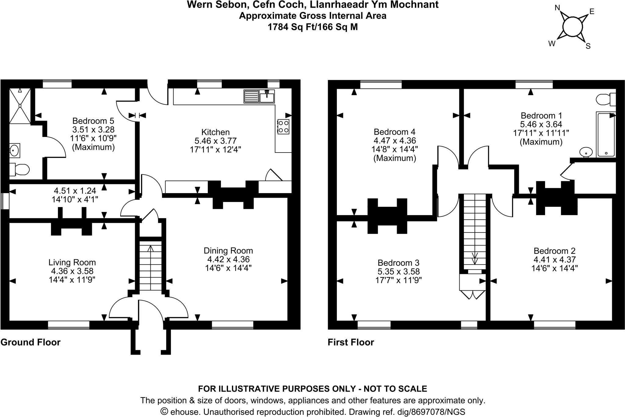Gwernsebon, Cefn Coch, Llanrhaeadr Ym Mochnant, Oswestry floorplan