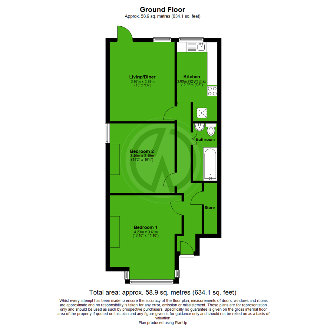 Carter Road, Colliers Wood, Tooting, SW19 floorplan