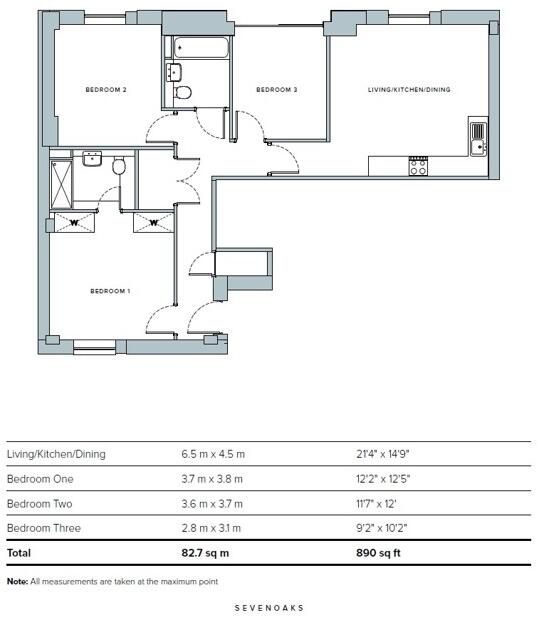 Chandlers Place, High Street, Sevenoaks, Kent, TN13 floorplan
