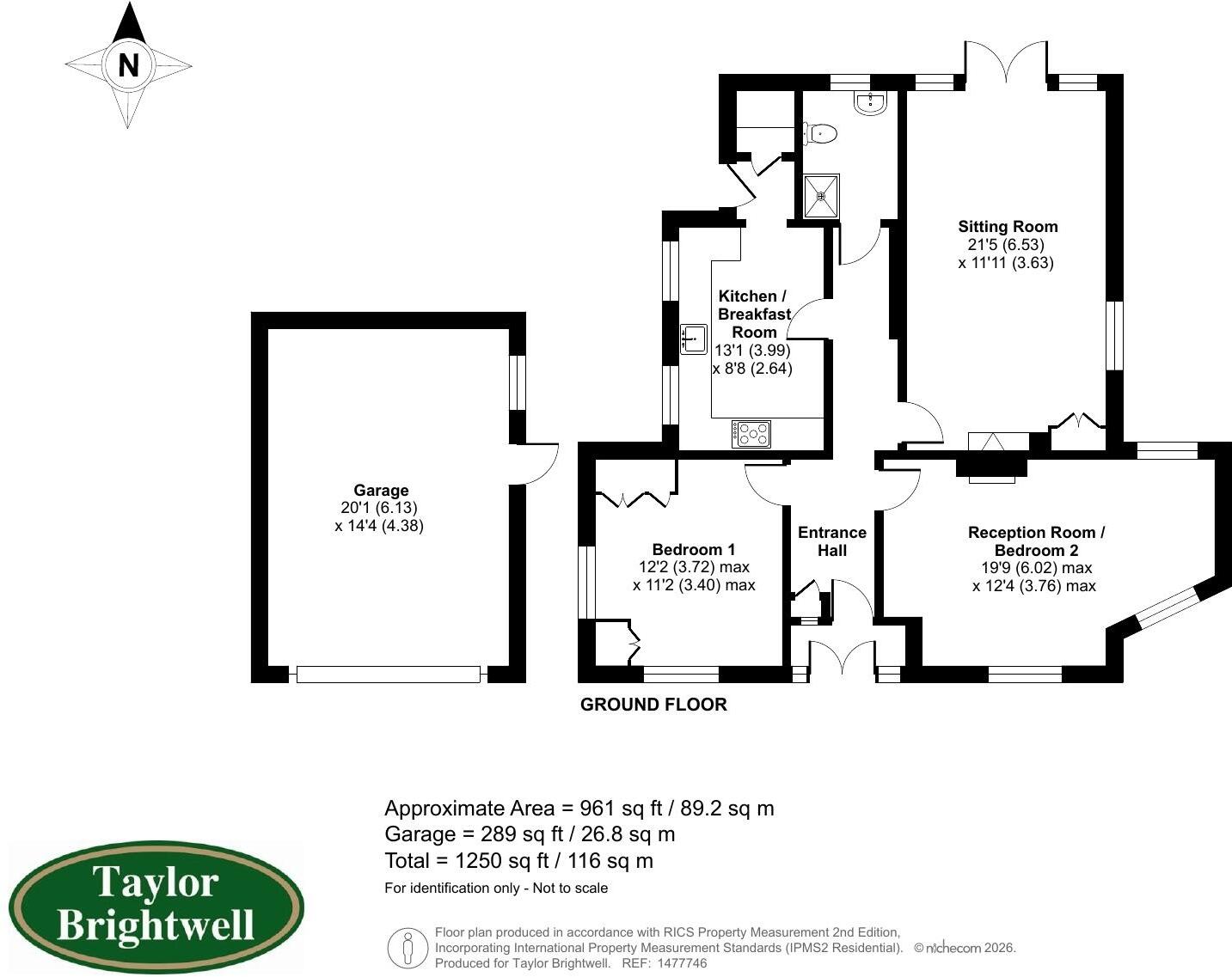 Grange Lane, Bromham floorplan