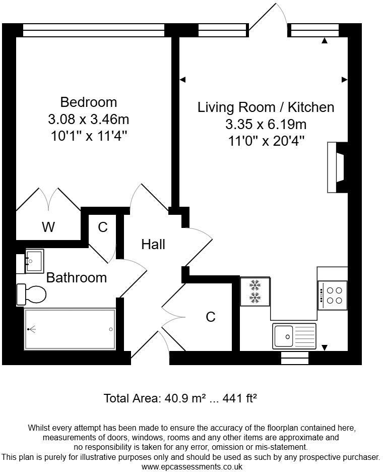 Upper Weston, Bath floorplan