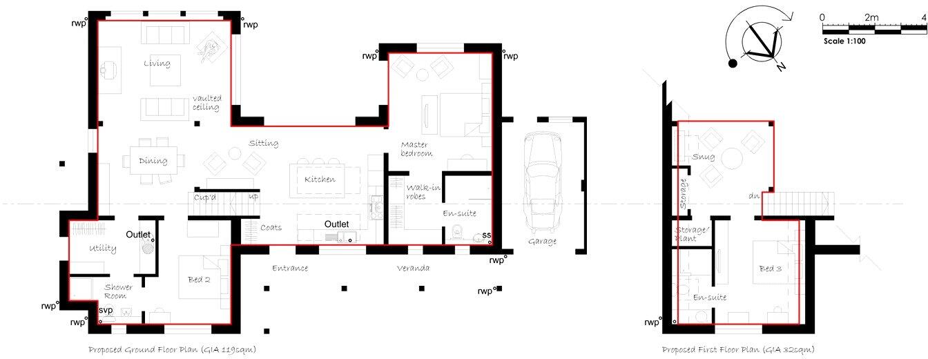 Building Plot, Winterbourne Bassett, Swindon, Wiltshire, SN4 floorplan
