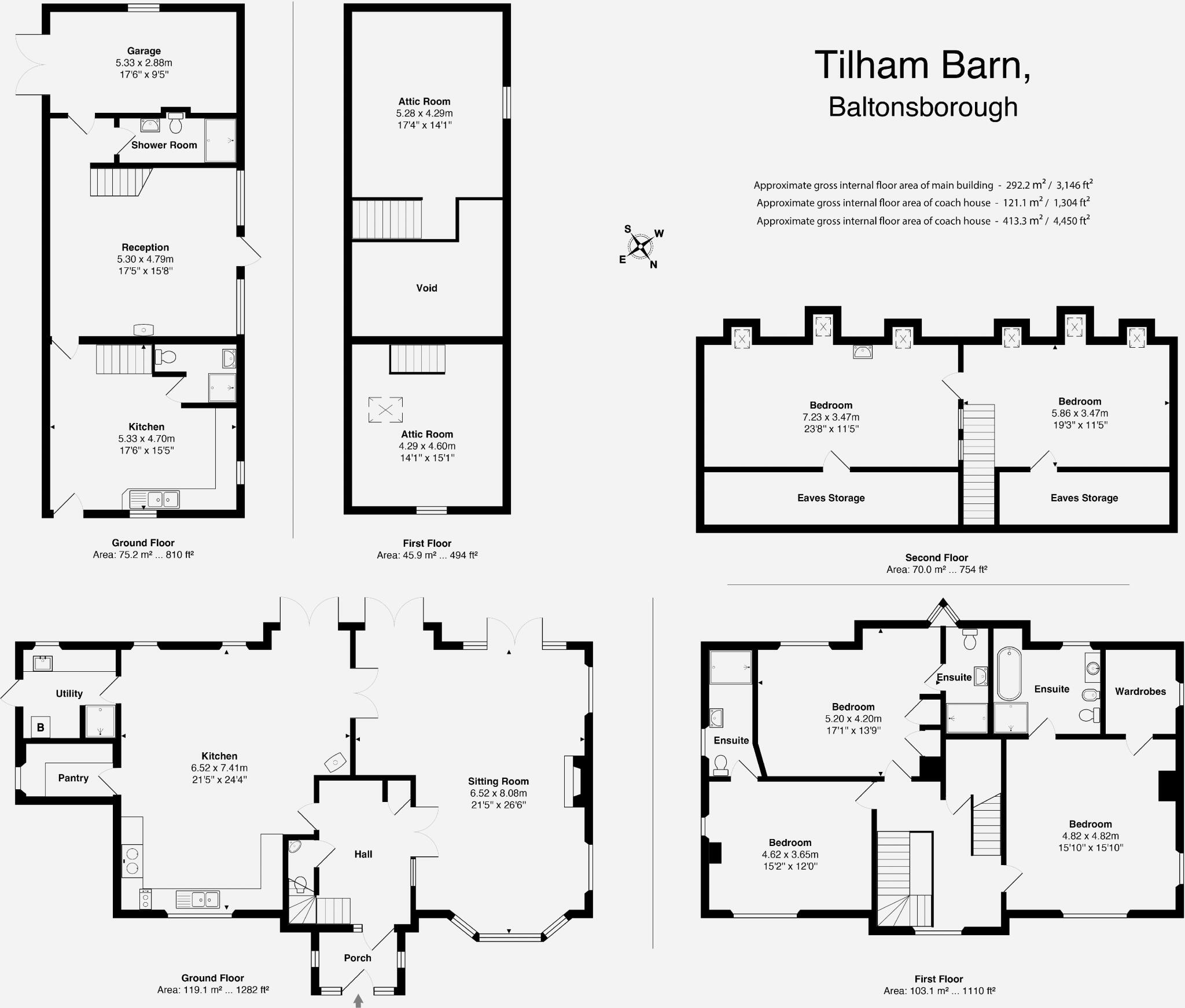 Family home, large garden, annexe and stunning views floorplan