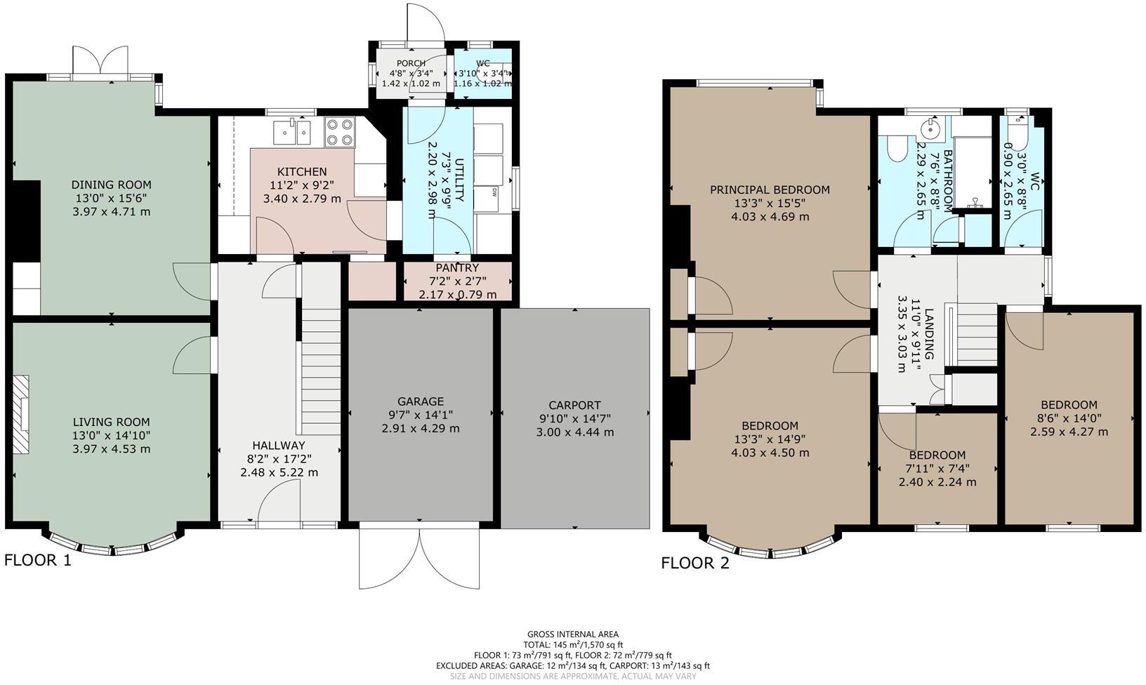 Croft Avenue, Penrith floorplan