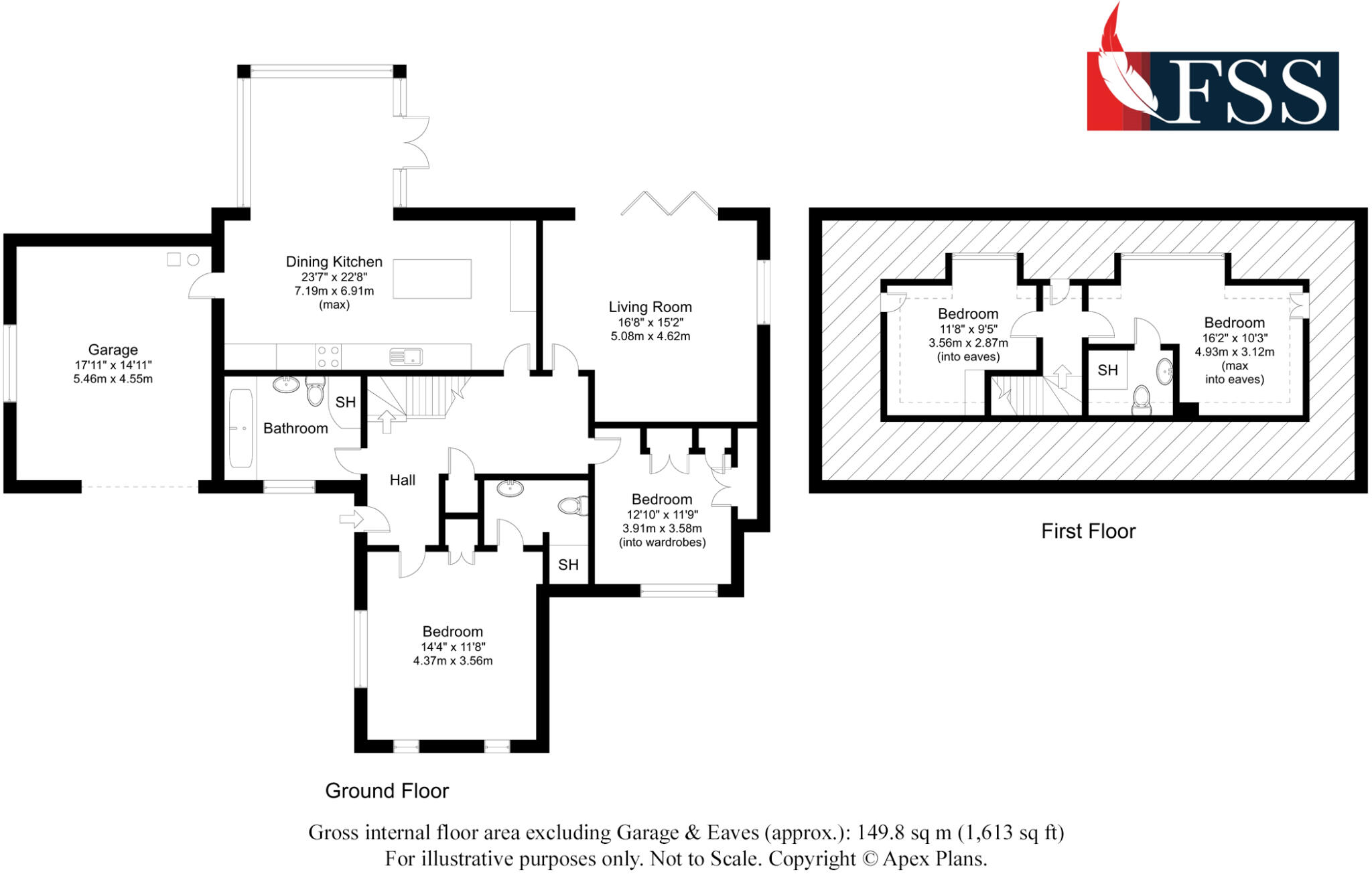 Hill Foot Lane, Pannal, Harrogate, North Yorkshire, HG3 floorplan