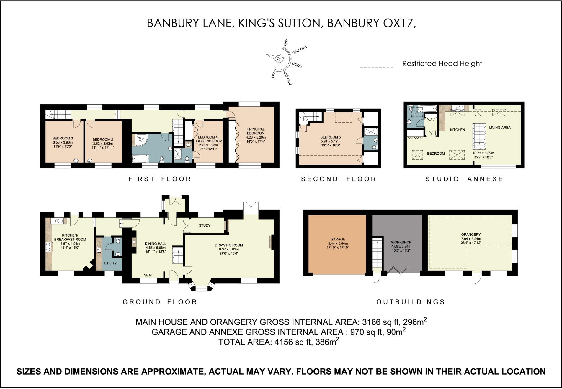 Banbury Lane , Kings Sutton, Northamptonshire, OX17 floorplan