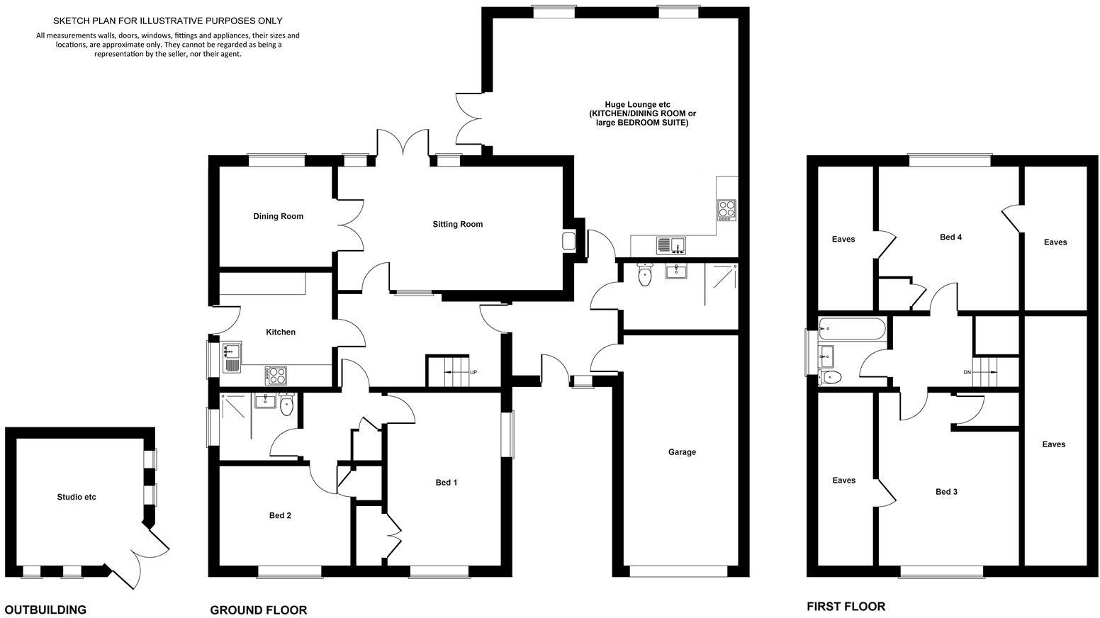 The Willows, Aldbrough St. John, Richmond floorplan