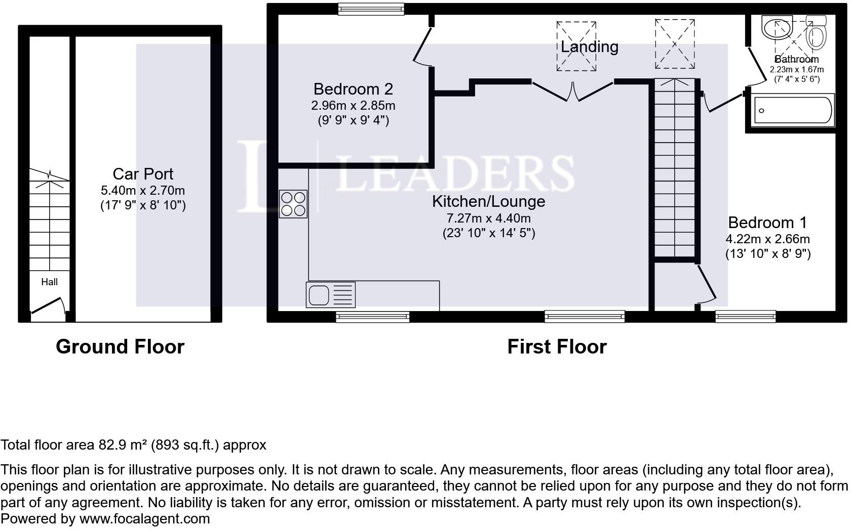 Bowne Street, Sutton-in-Ashfield, Nottinghamshire, NG17 floorplan