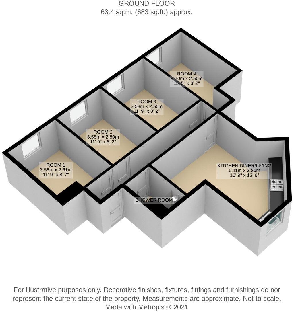 Little Paul Street, Bristol, BS2 floorplan