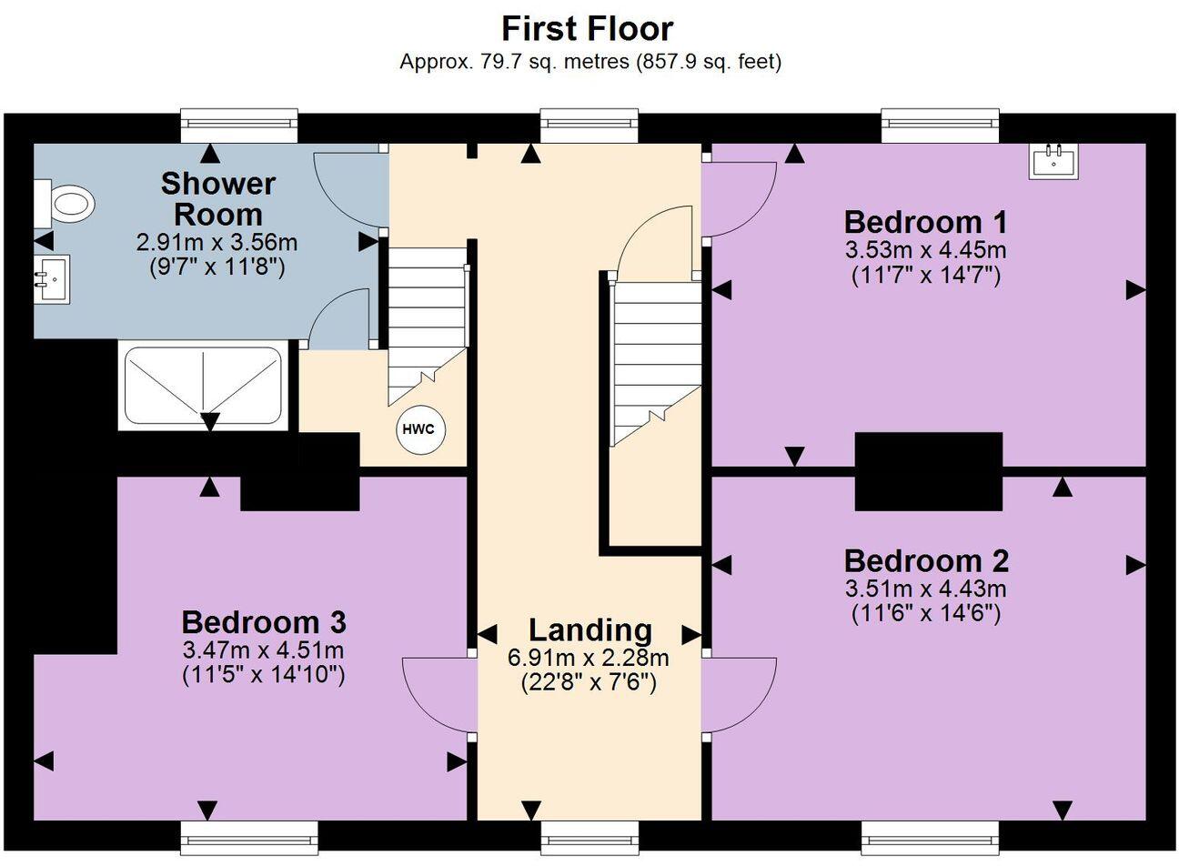 High Street West, Uppingham, LE15 floorplan