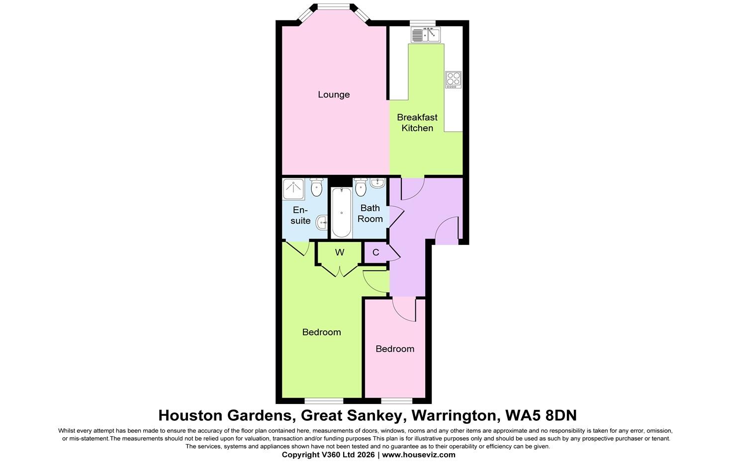 Houston Gardens, Great Sankey, WA5 8DN floorplan