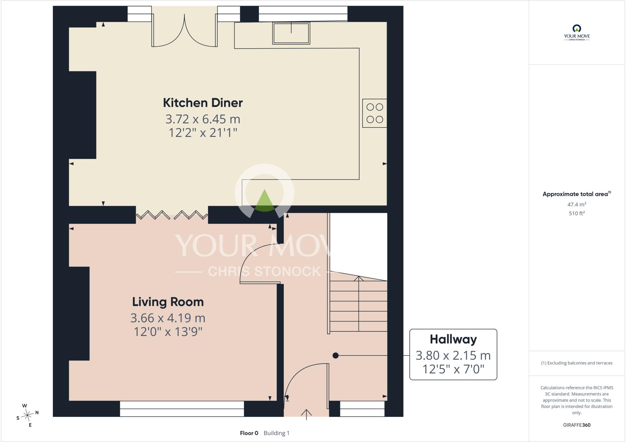 Whitewell Terrace, Ryton, Tyne and Wear, NE40 floorplan