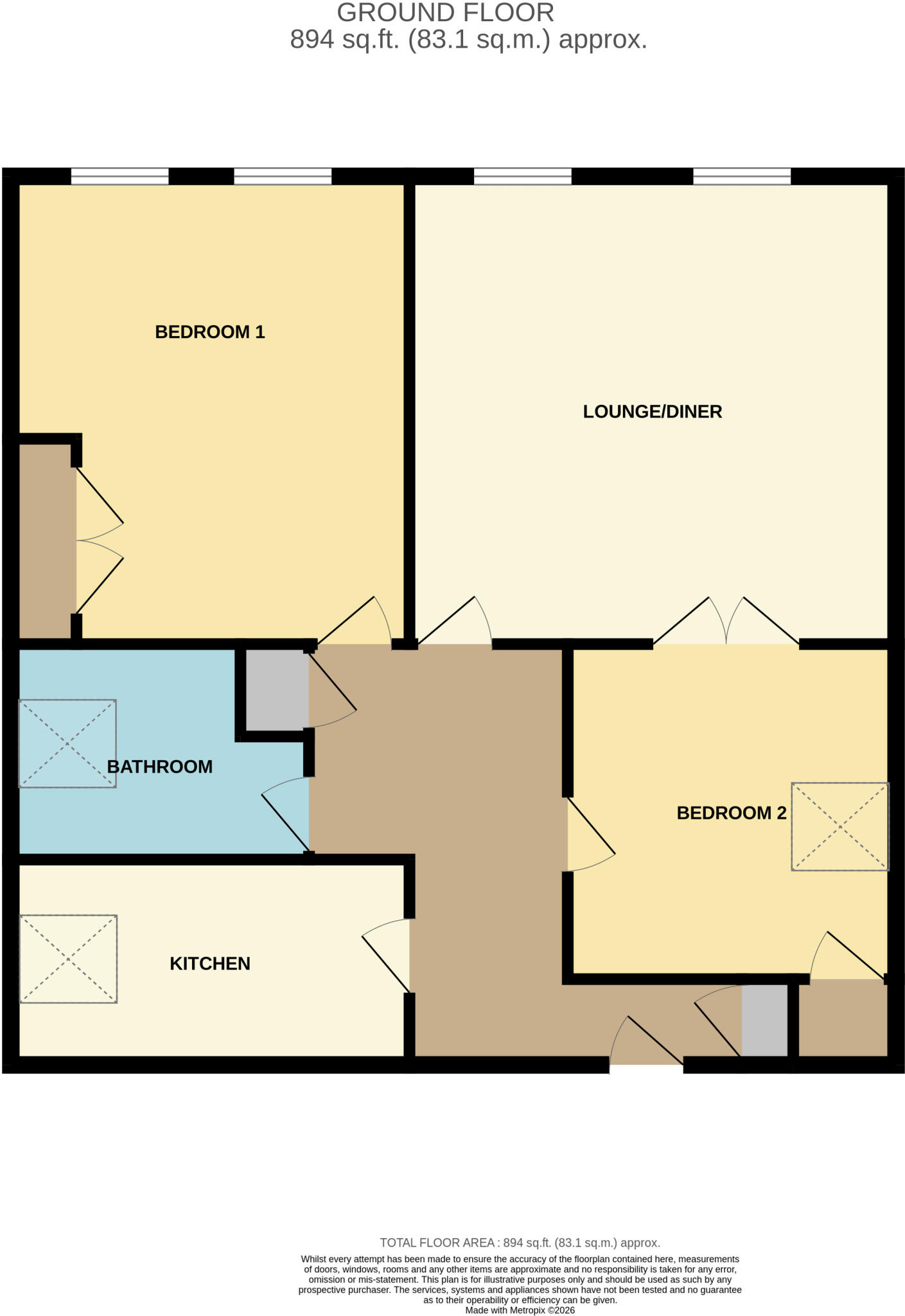 Southwell Court, Church Street, Highbridge, Somerset, TA9 floorplan