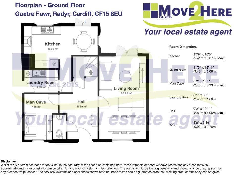 Goetre Fawr, Cardiff floorplan