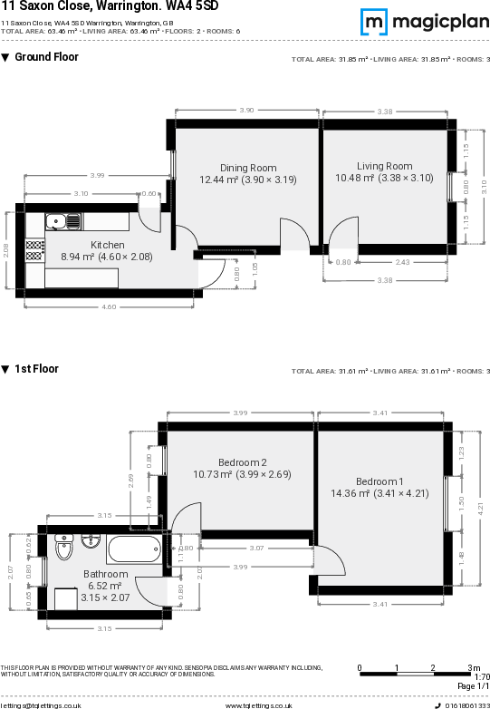 Saxon Terrace, Widnes floorplan