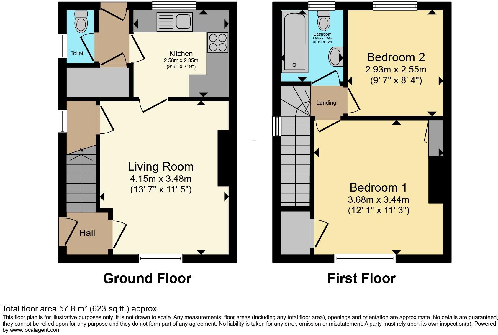Deerlands Avenue, Sheffield, S5 floorplan