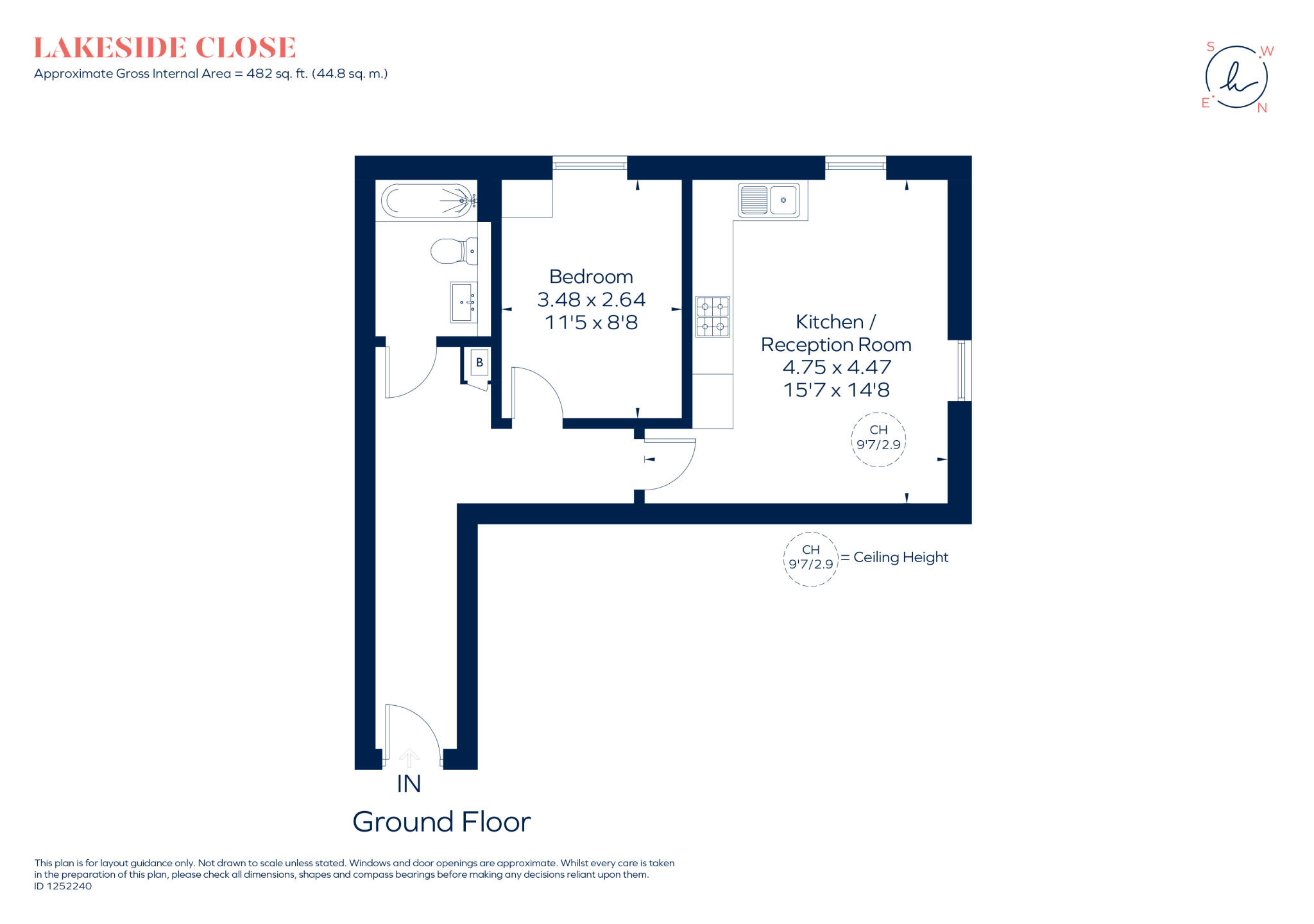 Lakeside Close, Staines-upon-Thames, Surrey, TW18 floorplan