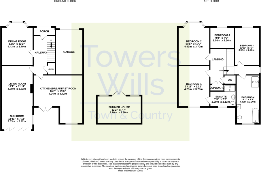 Swallowcliffe Gardens, Yeovil, Somerset, BA20 floorplan