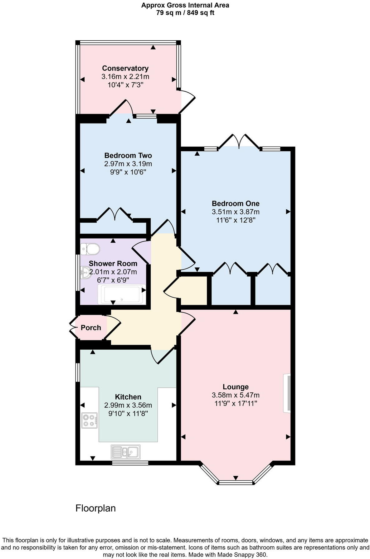 Maes Offa, Trelawnyd, LL18 6PE floorplan
