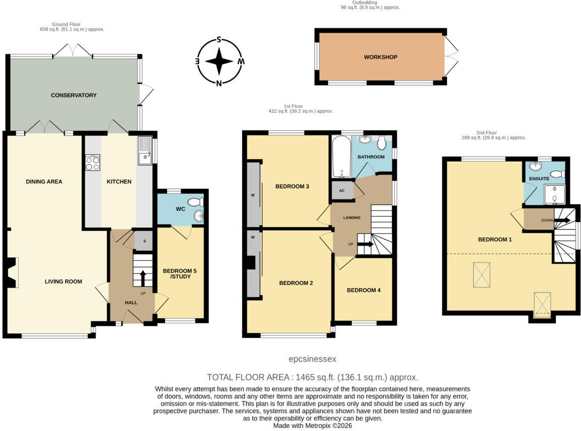 Peterborough Avenue, Upminster, Essex floorplan