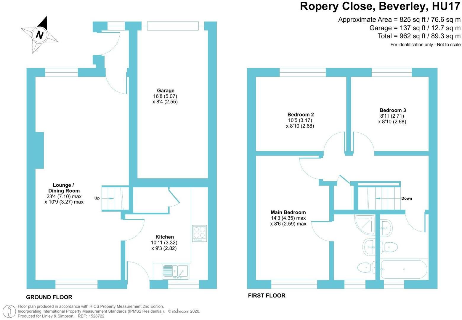 Ropery Close, Beverley, HU17 floorplan