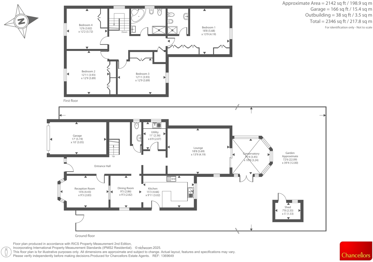 North Avenue, Abingdon floorplan