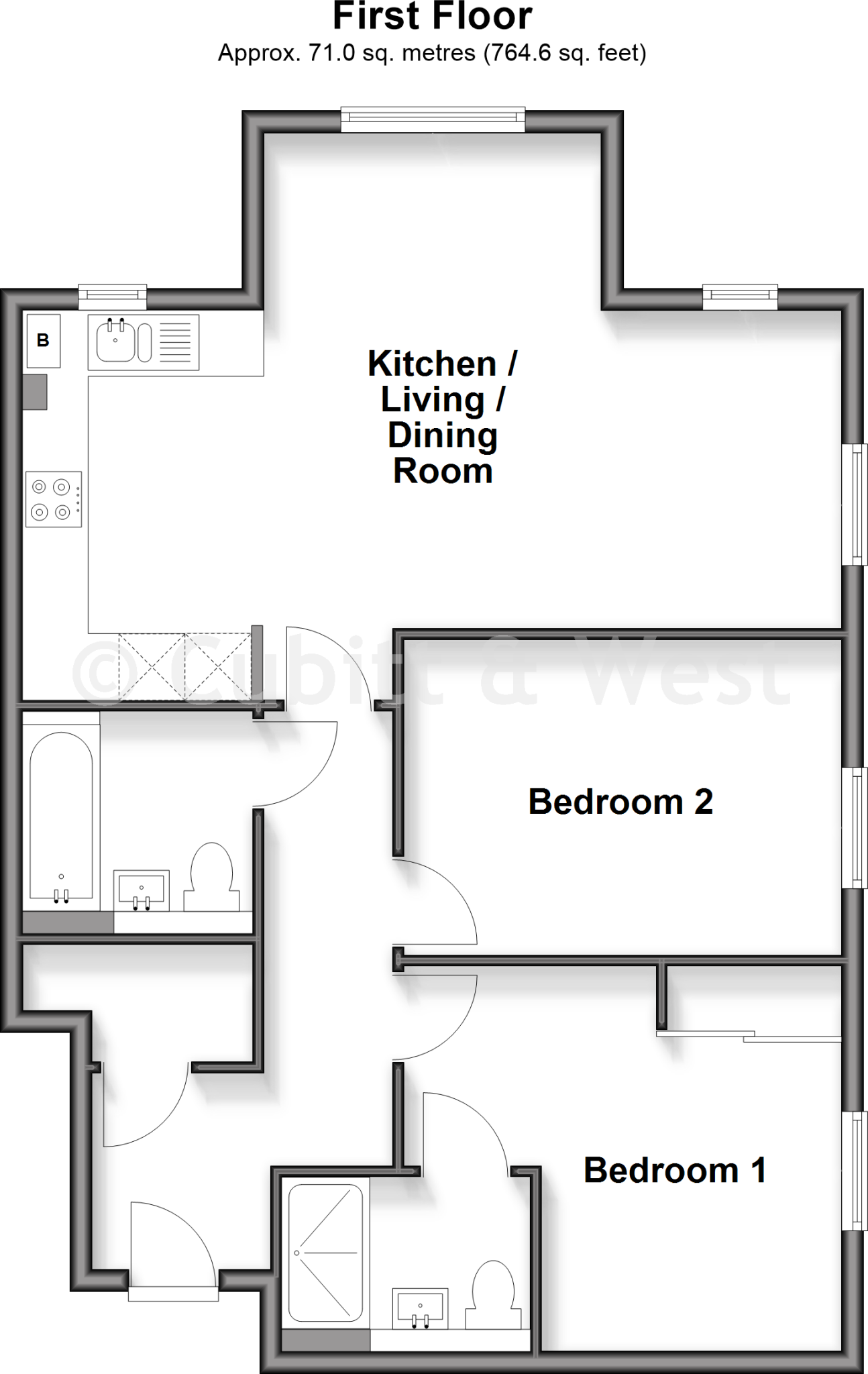 William Way, Godstone, Surrey floorplan